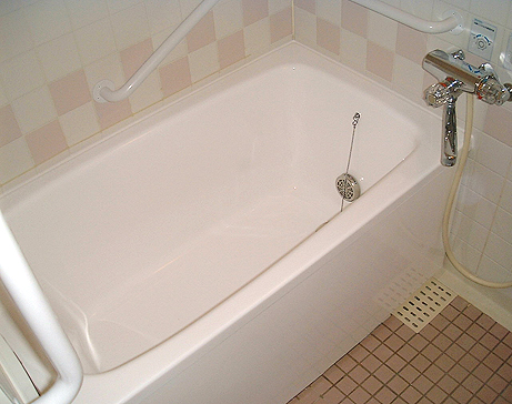 浴槽塗装 FRP浴槽 施工後