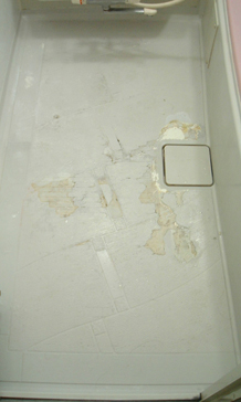 浴室 床 修理 施工前